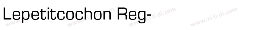 Lepetitcochon Reg字体转换